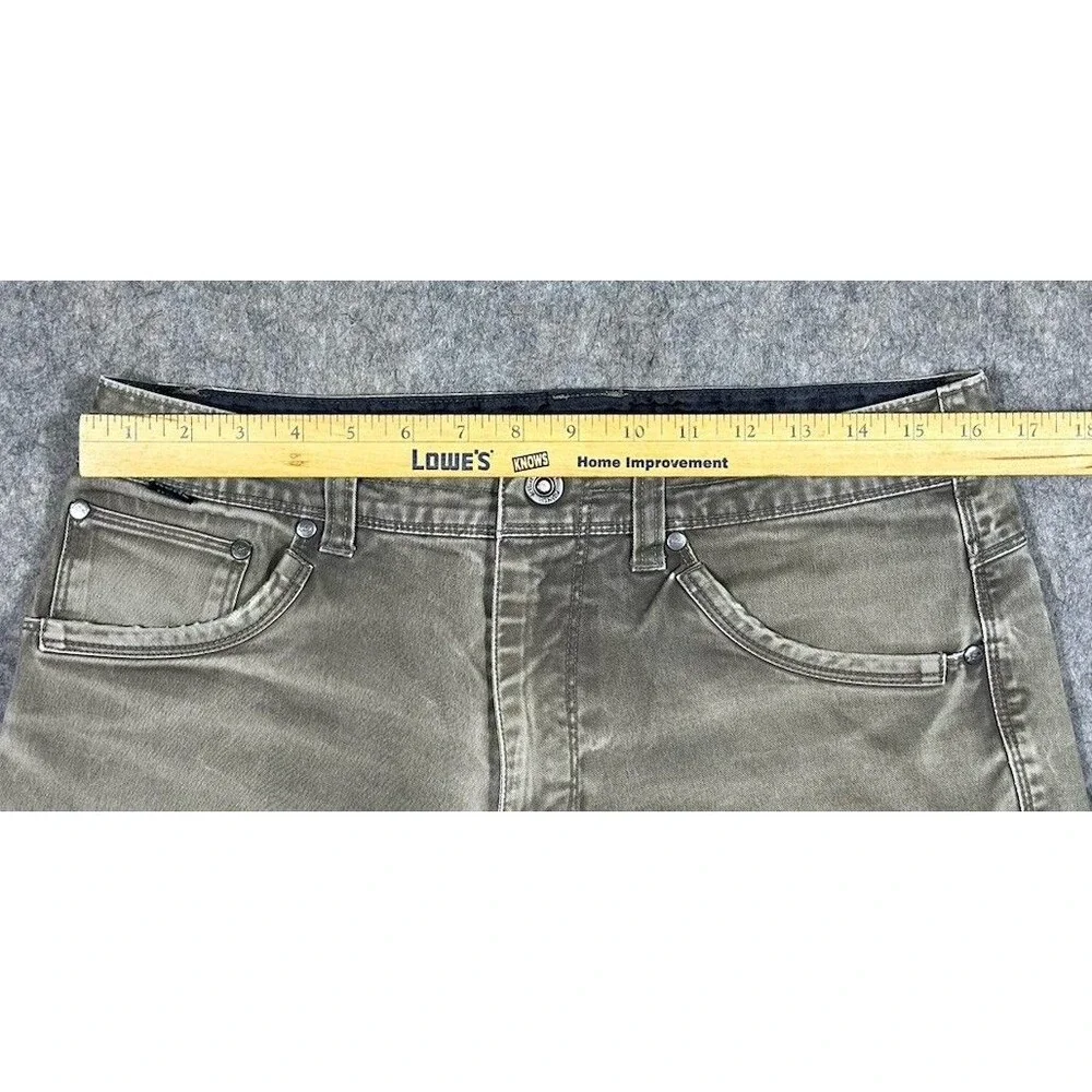 Kuhl Free Rydr Pants Mens 32x32.5 Gray Patina Dyed Hiking Work Outdoors READ